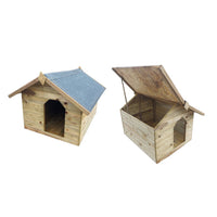 CUCCIA PER CANI LEGNO ESTERNO CUCCE TETTO APRIBILE 1060x1230xh850mm PIRCHER