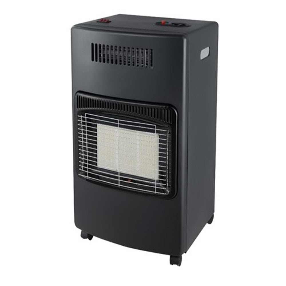 STUFA A GAS GPL INFRAROSSI VENTILATA 4,2kW 3 PIASTRE MOBILE 4RUOTE SG30V SYNTESY