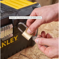 Cassetta porta attrezzi utensili minuterie 16" con vaschetta estraibile stanley