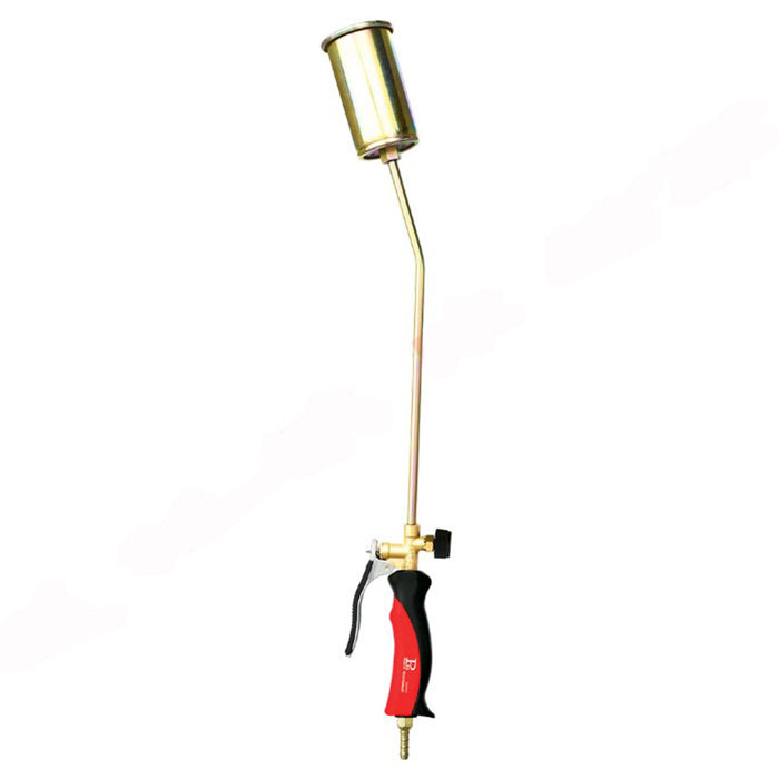 CANNELLO BRUCIATORE A TORCIA A GAS IN OTTONE BECCO Ømm76 100cm