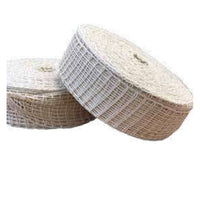 RETE ALIMENTARE ELASTICA PER CARNE E INSACCATTI COTONE E LATTICE QUADRI 14 Ø9cm L:50m 4F 018114