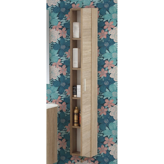 COLONNA PENSILE BAGNO SOSPESO L:24 x H:150 x P:15 cm ROVERE TROPEA LINEA GRETA FERIDRAS 900005