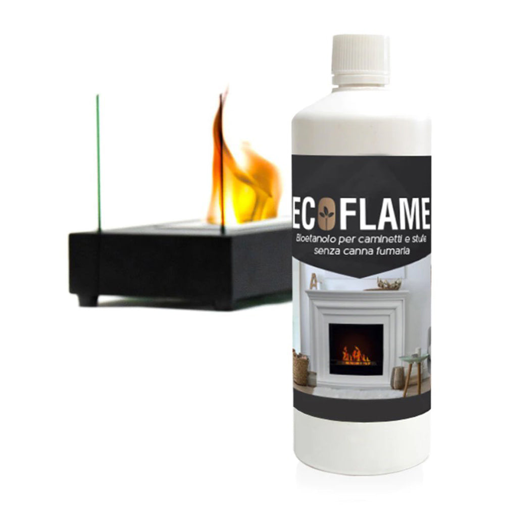 BIOETANOLO ECOFLAME 1 LT COMBUSTIBILE ECOLOGICO PER BIOCAMINI CAMINETTI DIVINA FIRE DF46118