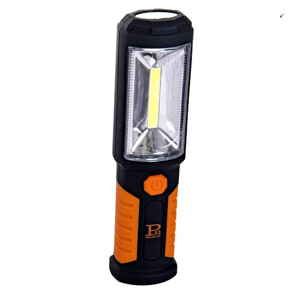 TORCIA A LED COB 3W LAMPADA 280 LUMEN AD ALTA EFFICIENZA AUTONOMIA 3h MAGNETICA PROJECT03 STAR280