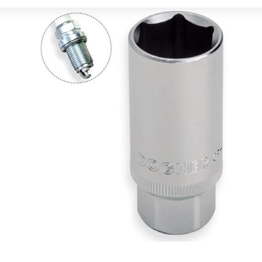 CHIAVE A BUSSOLA ESAGONALE ATTACCO 3/8" PER CANDELE 18mm L:65mm DOGHER 526-18