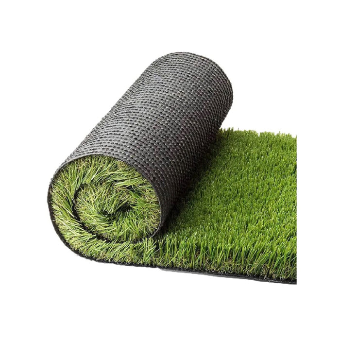 PRATO SINTETICO ERBA SINTETICA 35mm TAPPETO 1x10mt ROTOLO GIARDINO VERDE LIF