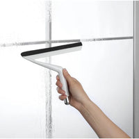 SPATOLA TERGIVETRO DOCCIA CON GANCIO DI SUPPORTO A VENTOSA IN PLASTICA FERIDRAS