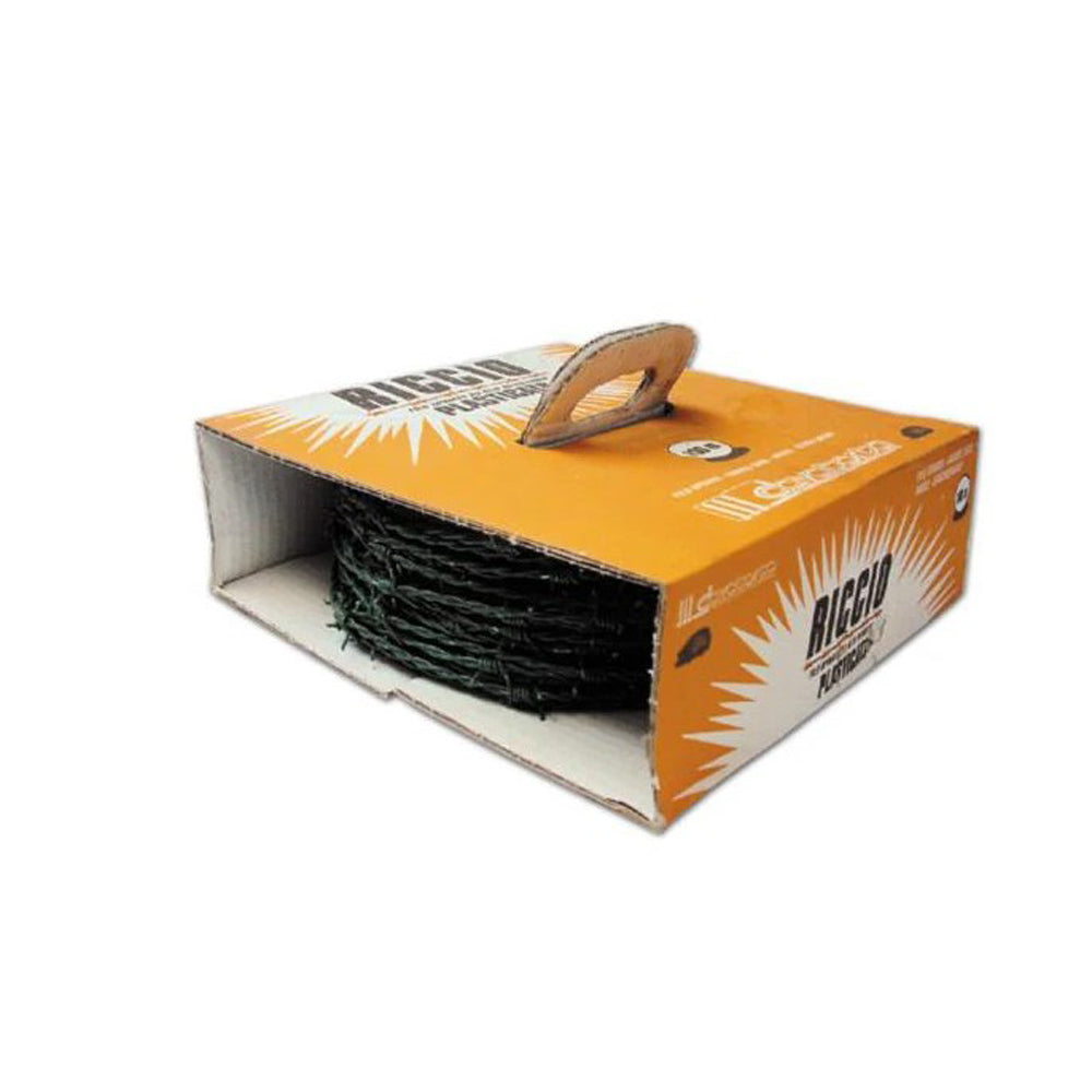 FILO SPINATO PLASTIFICATO RICCIO RECINZIONE CORDA SPINOSA 2,1mm 100mt CAVATORTA