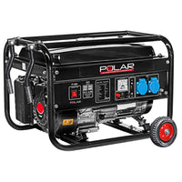 GENERATORE DI CORRENTE 4 TEMPI MONOFASE 2,5KW 6,5HP 200cc CARRELLATO POLAR