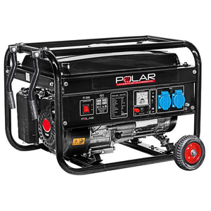 GENERATORE DI CORRENTE 4 TEMPI MONOFASE 2,5KW 6,5HP 200cc CARRELLATO POLAR