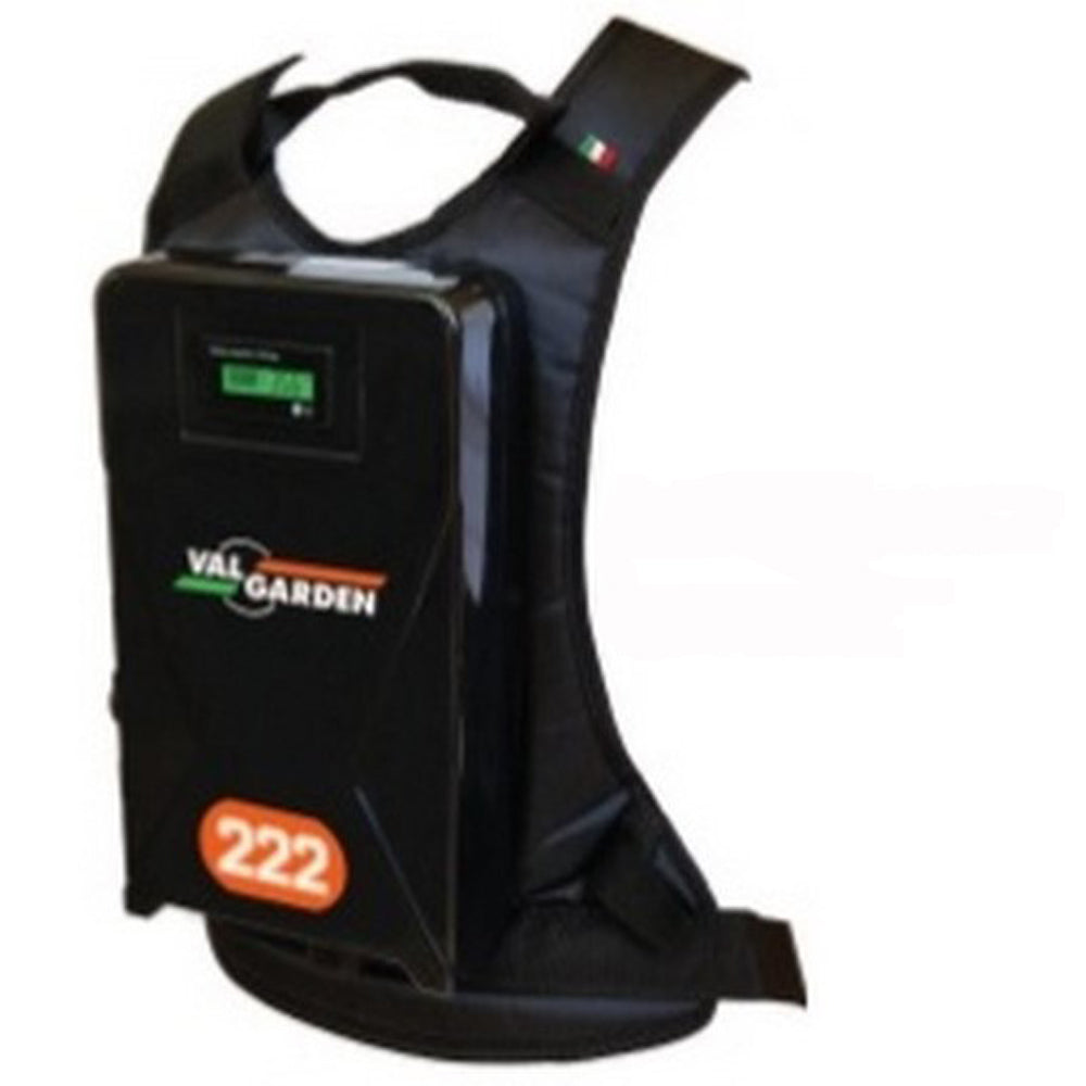 SCUOTIOLIVE ABBACCHIATORE 33V AD AGHI TELESCOPICO BATTERIA A ZAINO 21Ah VALGARDEN