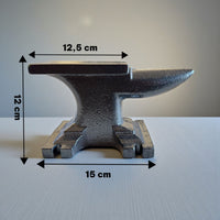 Incudine da Banco in Acciaio 5 kg per Fabbro Officina Forgiatura Metallo Hobby