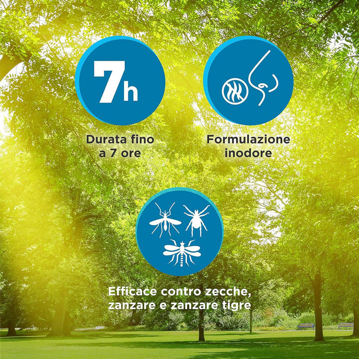 Lozione Inodore, Protegge Dalle Punture Di Zanzare e Zanzara Tigre, Zanzara Tropicale e Zecche, 100ml, Orphea