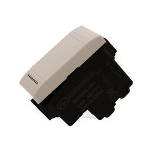 Interruttore Bipolare 2P 16A 220V MBL Bianco 1M Compatibile Bticino Living Light Illuminabile BLB0402