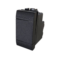 Interruttore Bipolare 2P 16A 220V MBL Nero 1M Compatibile Bticino Living International Illuminabile BLN0402