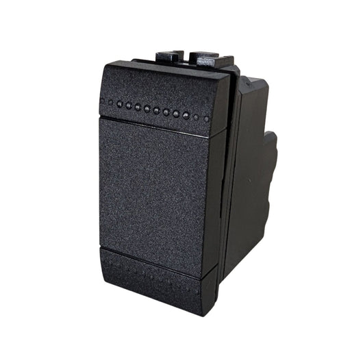 Interruttore Bipolare 2P 16A 220V MBL Nero 1M Compatibile Bticino Living International Illuminabile BLN0402