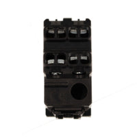 Interruttore Bipolare 2P 16A 220V MBL Nero 1M Compatibile Bticino Living International Illuminabile BLN0402