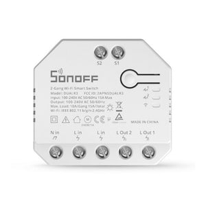 Interruttore Della Luce Intelligente MINI SONOFF DUAL R3 2-Gang switch DUAL R3