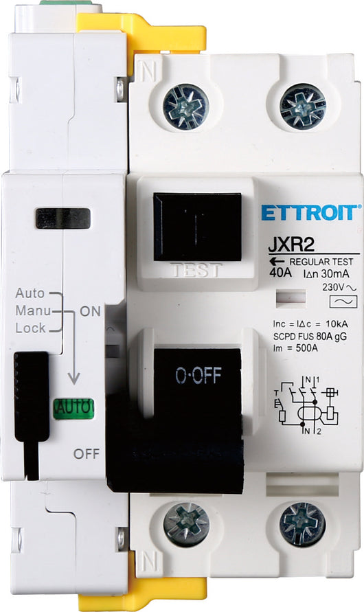 Interruttore Differenziale Salvavita Riarmo Automatico 2 Poli 40A 30mA
