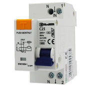 Interruttore Magnetotermico Differenziale Salvavita 1P+N 32A C25 2M 2 Moduli DIN