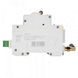 Interruttore Magnetotermico Smart C32A 2 Poli  WI FI Smartlife Tuya
