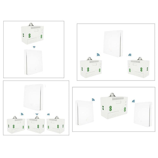 Interruttore RF Wireless Telecomando Senza Batteria Pila 1 Tasto Impermeabile IP65 Per Multi Ricevitori CL8220 Batteryless