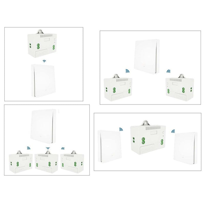 Interruttore RF Wireless Telecomando Senza Batteria Pila 1 Tasto Impermeabile IP65 Per Multi Ricevitori CL8220 Batteryless