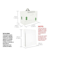 Interruttore RF Wireless Telecomando Senza Batteria Pila 1 Tasto Impermeabile IP65 Per Multi Ricevitori CL8220 Batteryless