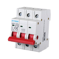 Interruttore Sezionatore 3P 40A 415VAC Guida DIN JXH1-125-3P-40A