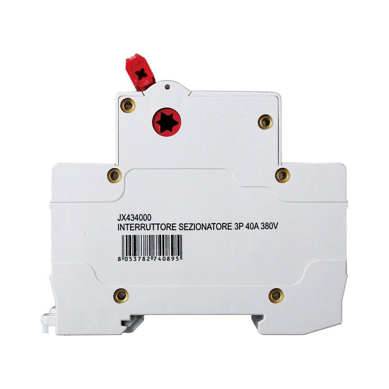 Interruttore Sezionatore 3P 40A 415VAC Guida DIN JXH1-125-3P-40A