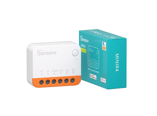 Interruttore Smart SONOFF MINI R4 WiFi 2-Vie Modalità Relè Staccabile Controllo APP Compatibile con Alexa e Google Home Gestione Remota eWeLink