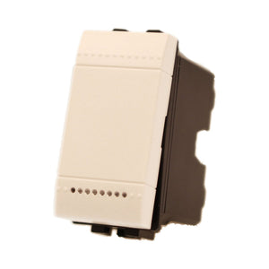 Interruttore Unipolare 1P 16A 220V MBL Bianco 1M Compatibile Bticino Living Light BLB0401