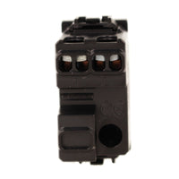 Interruttore Unipolare 1P 16A 220V MBL Nero 1M Compatibile Bticino Living International BLN0401