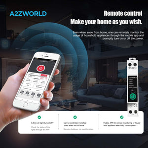 Interruttore WiFi Modulare 220V 40A, App Tuya Smart Life
