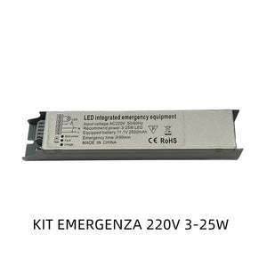 Inverter Batteria Emergenza UPS Universale per Lampade Led 3-25w 220v