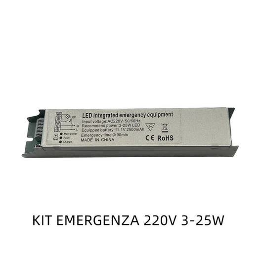 Inverter Batteria Emergenza UPS Universale per Lampade Led 3-25w 220v