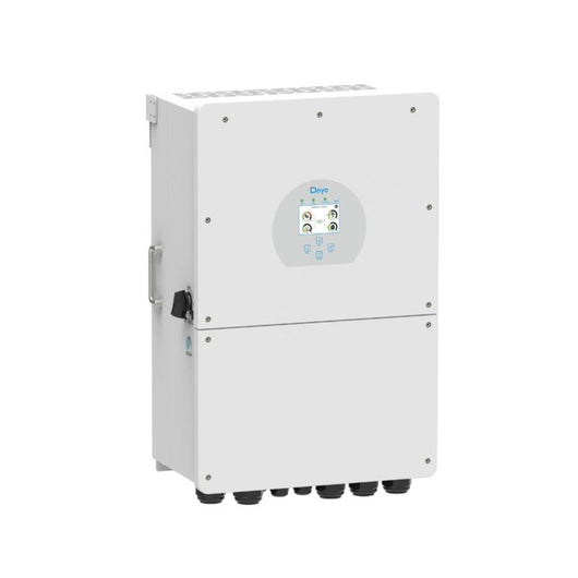 Inverter Fotovoltaico Monofase, Ibrido On-Grid/Off-Grid, Certificato CEI 0-21, Schermo LCD Touch a Colori, Smart Meter Integrato, WiFi e TA Inclusi, Garanzia 10 Anni, IP65 (16KW)