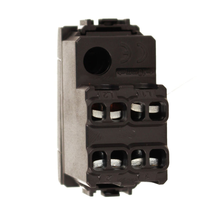 Invertitore 1P 16A 220V MBL Nero 1M Compatibile Bticino Living International BLN0901