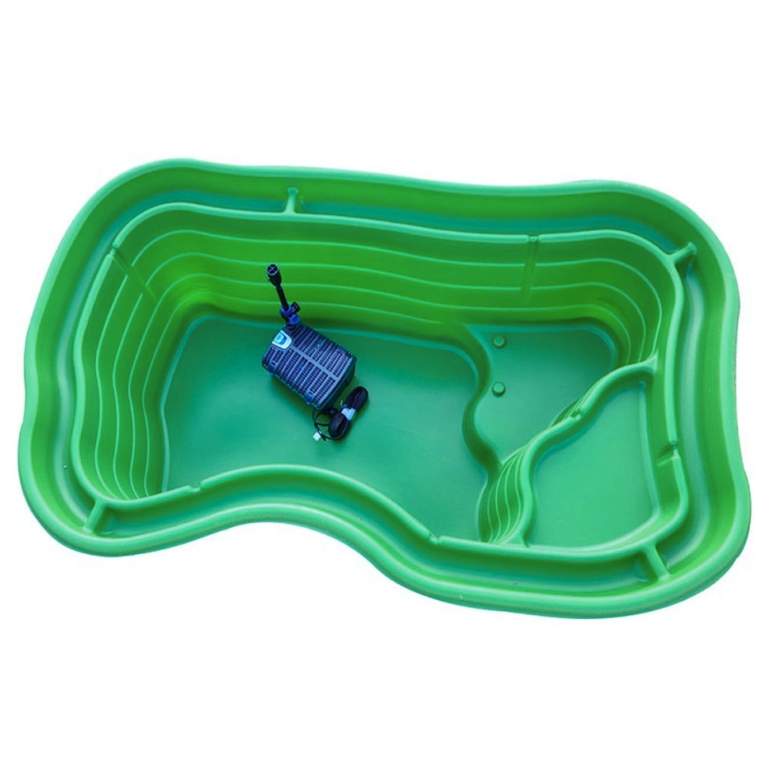 Laghetto da giardino maggiore verde e pompa gda 6000 uvc 11 watt