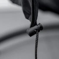 Coprisedia sospesa copertura per sedia a bozzolo tessuto Oxford 210D con chiusura lampo Ø 115 x 190 cm nero