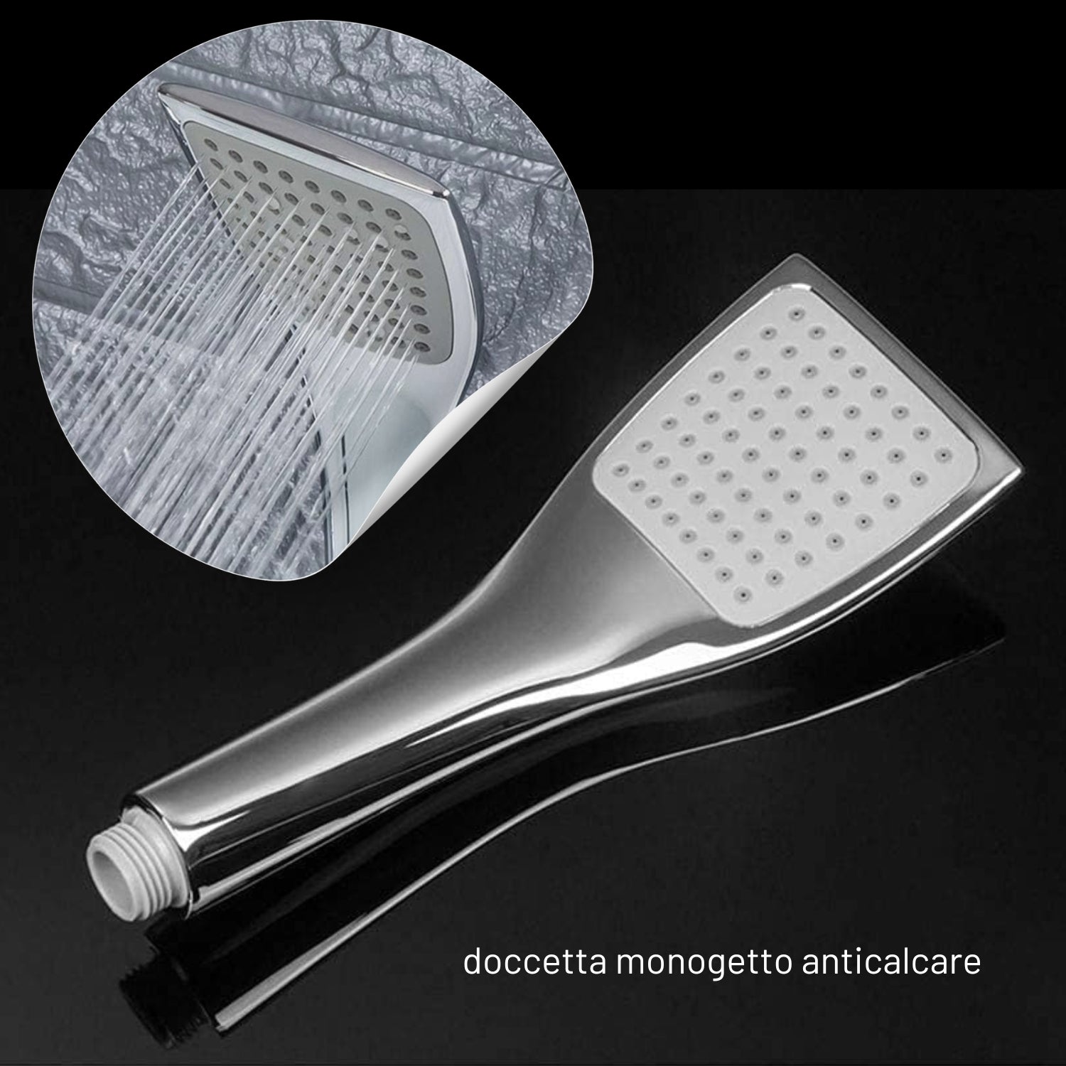 Miscelatore esterno vasca francia con deviatore rubinetto monocomando cromato ogomondo *** confezione 1