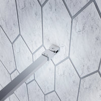 Walk-in 140 cm vetro 8mm anticalcare trasparente h200 | Itaca