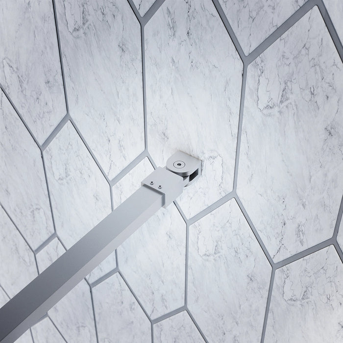 Walk-in 140 cm vetro 8mm anticalcare trasparente h200 | Itaca