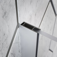 Walk-in 100 cm vetro 8mm anticalcare trasparente h200 | Itaca