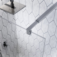 Walk-in 140 cm vetro 8mm anticalcare trasparente h200 | Itaca