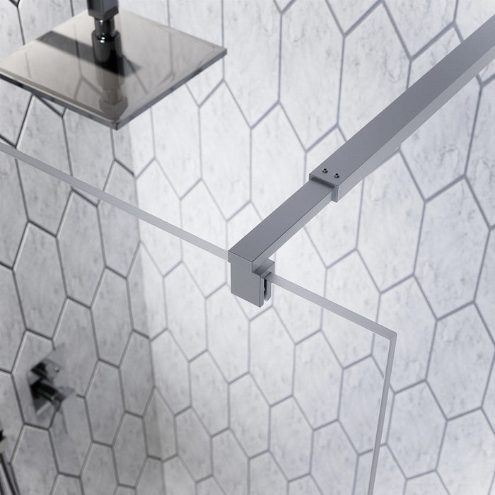 Walk-in 140 cm vetro 8mm anticalcare trasparente h200 | Itaca