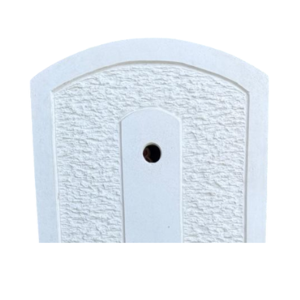 Fontana giardino calcestruzzo senza rubinetto 40x40xh.90 cm serie grecale