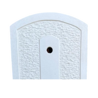 Fontana giardino calcestruzzo senza rubinetto 40x40xh.90 cm serie grecale