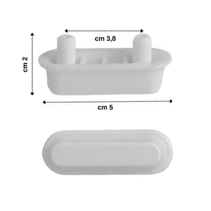 Paracolpi universali per sedile copriwater wc kit 4 pezzi ogomondo