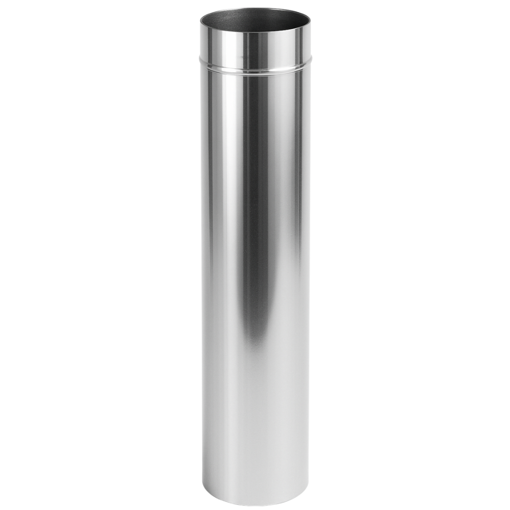 Tubo acciaio inox diametro 200 mm sp. 0,5 mm h. 500 mm canna fumaria